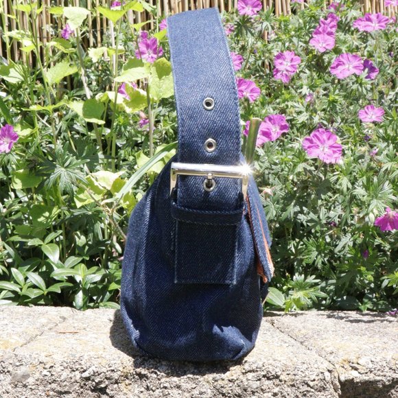 🌏 Vintage Y2k Denim Shoulder Bag - Picture 4 of 13